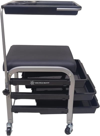 Professionele Manicure en Pedicure Trolley Zwart - Mobiel Nagelstyling Werkstation