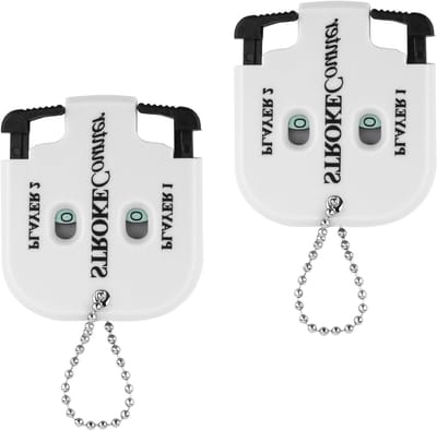 Allecto - Mini Golf Score Counter - Golf Stroke Counter - Draagbaar en Lichtgewicht - Wit - Golf Indicator Clicker - Perfect voor Competitie en Sp