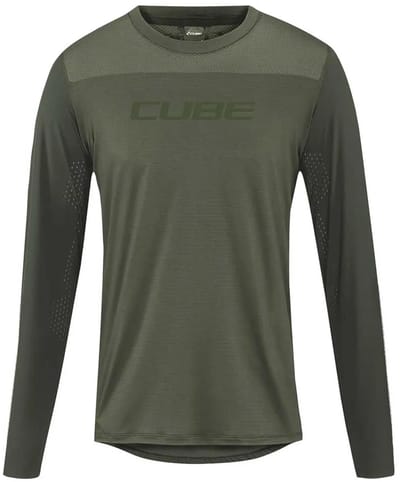 Cube Pro Tm Langarm Enduro Trui Groen L Man