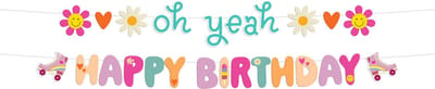 Folat - Letterslinger happy birthday boho girlz - 1,5 meter