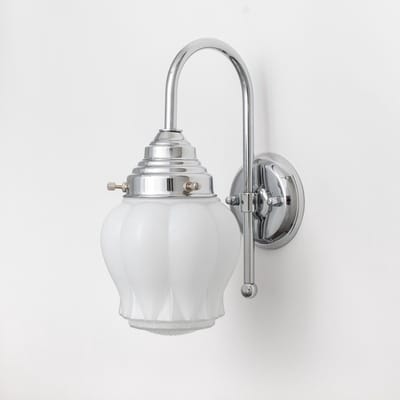 Wandlamp Eden Meander Chroom - Art Deco Trade