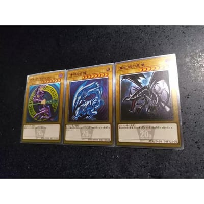 3 stuks/set Yu-gi-oh! Blauwe-Ogen Witte Draak Zelfbeheersing Verzamelen Handtekening Handel Flash Card Anime Cartoon Hoge Kwaliteit Cadeau speelgoed gray