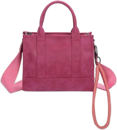 Fritzi aus Preußen Schoudertas Handtas Fritzi SquareN Vintage Crossbody Bag True Berry (rood)paars