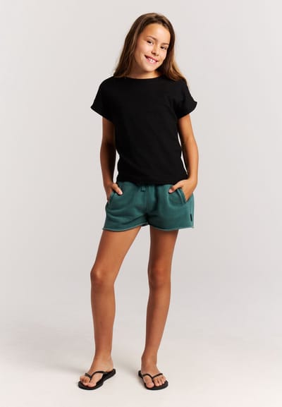 Protest PRTDionna JR - T-shirt Meisjes - Korte mouwen - Ronde hals - Loose fit - Crème