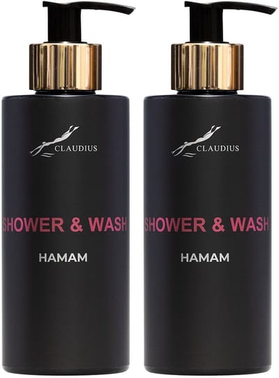 Shower & Wash Hamam 300 ml - gouden pomp - 2 stuks