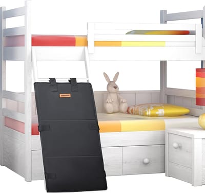 Bed Ladder Cover - Bovenbed Beveiliging - Veilig Klimmen - Verstelbare Gespen - 27.9 x 12.7 cm - Zwart
