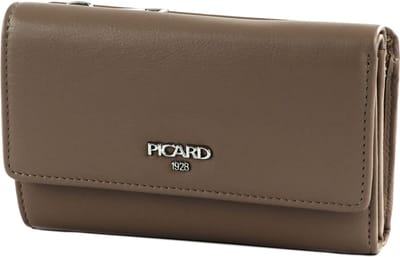 PICARD Leren Portemonnee Bingo Flap Wallet Hazel Taupe