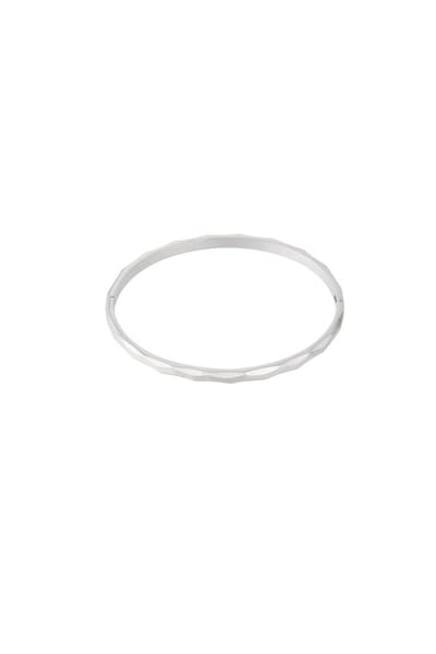 Bijoutheek Armband (Sieraad) Bangle Geometrisch Casual Zilver