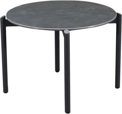 Tucson bijzettafel 67cm rond H45cm antraciet