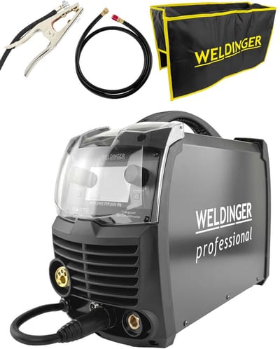 WELDINGER MEW 2002 SYN puls pro 200A synergetische MIG/MAG puls-lasapparaat, vierwielaandrijving