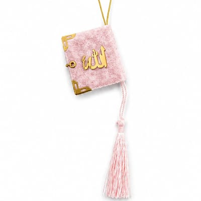 Baraka Treasures Autohanger - Koran Hanger - Decoratie Hanger - Auto Hanger - Autospiegelhanger - Auto accessoire - Islamitisch Cadeau - Roze
