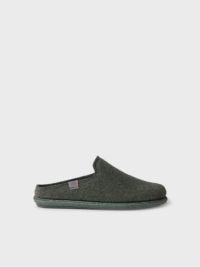 Herenslippers gemaakt van gerecyclede wol | TOMAS-RW