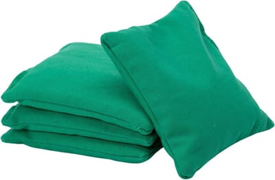 Cornhole Zakken - Werpzakken Spel - Buiten Spelen - Gebalanceerde Vulling - Set van 4 - Groen