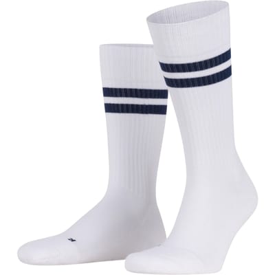 FALKE Dynamic gedessineerd katoen sokken unisex wit - maat 37-38