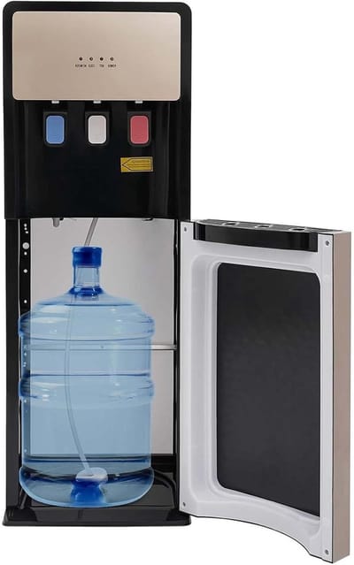 Water Dispenser - Drankkoeler Fontein - Direct Water Tappen - Onderlaadsysteem - 93 cm Hoog - Goud