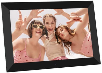 GELLDG 10-inch digitale fotolijst - 1280x800 high-definition IPS-touchscreen - Automatische rotatie - Geschikt voor wandmontage - Direct foto's delen, altijd en overal - Zwart