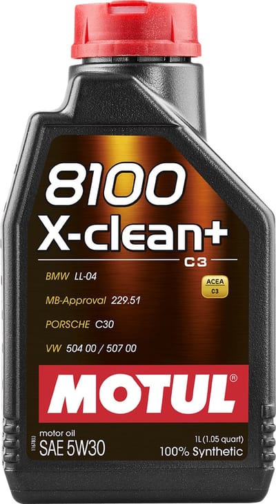 MOTUL 8100 X-clean+ 5W30 Motorolie - 1L