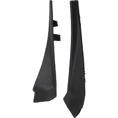 2 STuks Voorruitwisser Zijkap Verlengstuk Sierstrip Afdekking Vervanging Voor Rogue 2014 2020 668954BA1A black