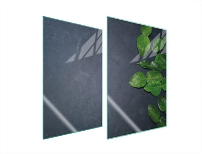 TMK ArtDeko - Snijplank - Glas - Zwart - Veilig
