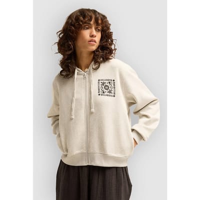 Billabong Always Looking Sweatshirt Met Rits Grijs M Vrouw