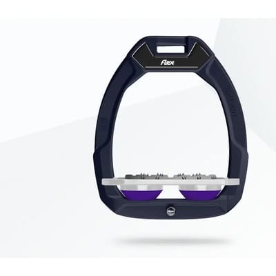 Zwarte Ultra Grip Veiligheidseirstukken met Bruin/Grijs/Paarse Accenten Flex-On Safe-On