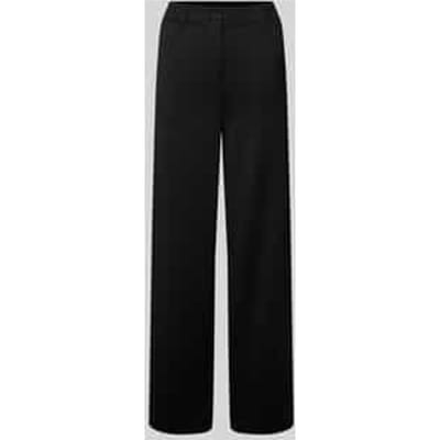 Soyaconcept broek zwart met hoge taille en wijde pijpen voor dames - S (36)