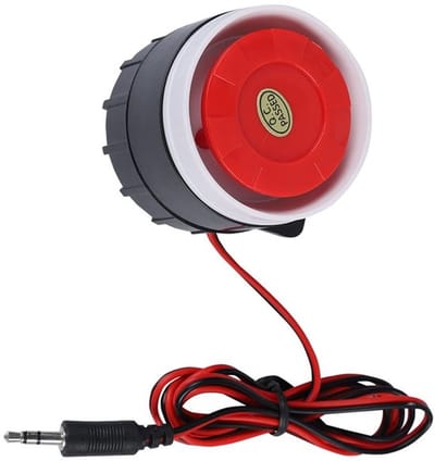 Allecto - Sirene - Alarmsysteem - 120 dB Geluidsalarm - Compact