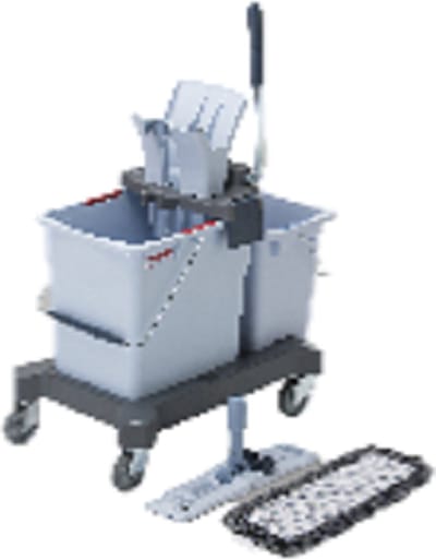 Vileda UltraSpeed Pro rolemmer Starterkit Double Bucket - 2 emmers 25+8 liter met pers