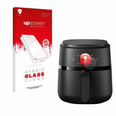 upscreen - Screenprotector voor Philips Airfryer 2000 Gen 2 4,2L - Folie Beschermfolie Beschermglas transparant