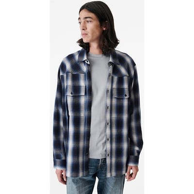 IRO Paris Souba Light Jacket In Blue/white Maat: XL | Lichte Jassen Outlet | Heren | Blauw