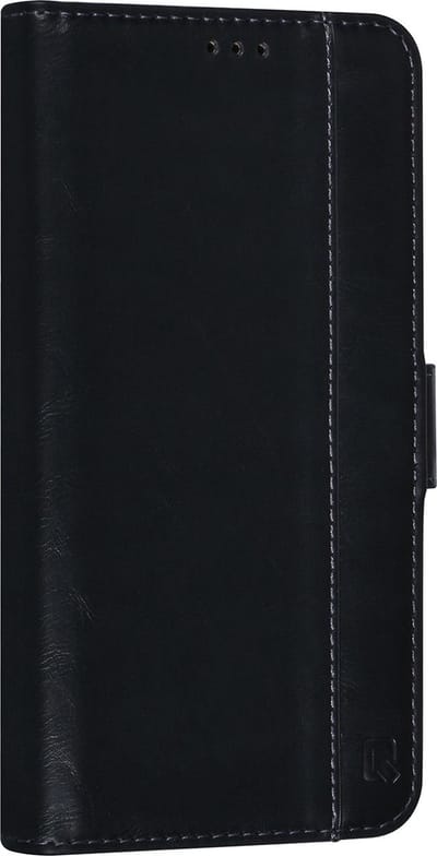 UNIQ Accessory Zwart Pu Leer Telefoonhoesje voor Apple iPhone 14 - Bescherming & Book Case Design