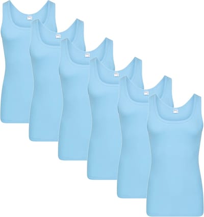 Beeren heren hemd - 6-pack - maat L - bleu