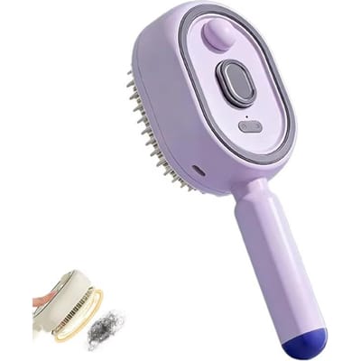 Elektrische Spray Luchtbubbel Massage Kam 3 in 1 Zelfreinigend Stoom Etherische Olie Borstel Oplaadbare Spray Hoofdhuid Massager Kammen