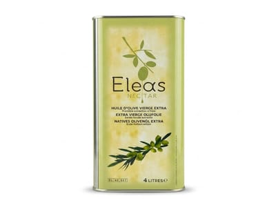Eleas extra vergine olijfolie, 4 liter blik (scherpe prijs bij meer dan 1 blik)