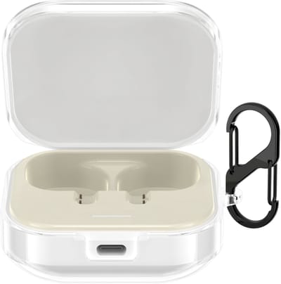 kwmobile Earphones Case for Xiaomi Redmi Buds 6 Active Case - Clear TPU Silicone Earbuds Cover - Transparent
