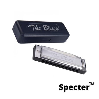 Specter Blues Professionele Mondharmonica Voor Volwassenen In Toonsoort C