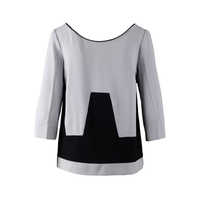 Prada Color Block Top - jaren '10
