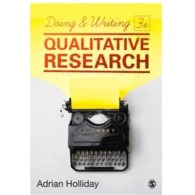 Doing & Writing Qualitative Research - Holliday, Adrian