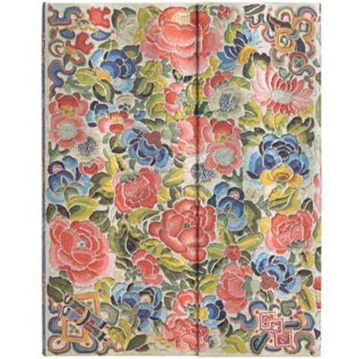 Paperblanks cahier, uitvoering pear garden ultra, formaat 18 x 23 cm., blanco