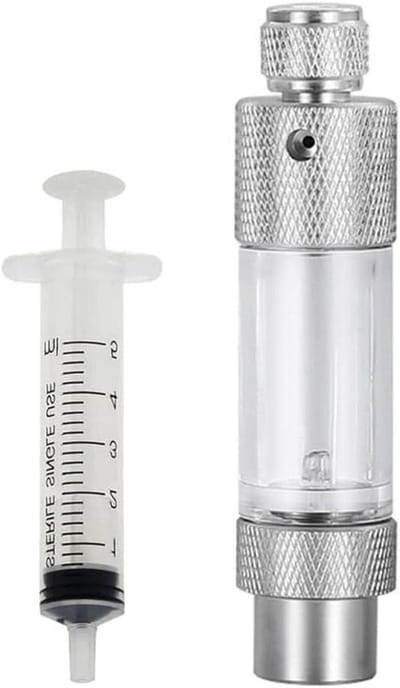 CO2 Bellenteller - Aquarium CO2 Meter - Planten Voeden - Met Terugslagklep - 2 x 2 x 2 cm - Transparant