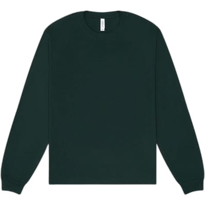 Bella+Canvas Unisex Heavyweight Long Sleeve Tee CV3511 - Forest - XS