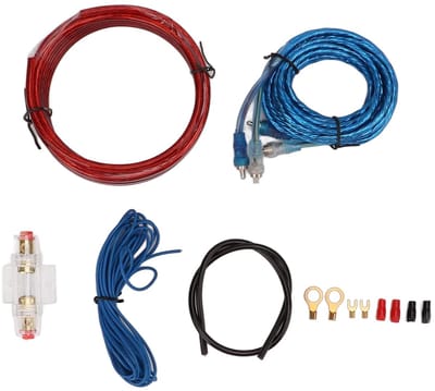 Versterkerbedradingsset - Audio Kabelset - Auto Installatie - Stabiele Geluidsoverdracht - 8-gauge