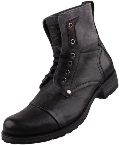 Sendra heren enkellaars 9801 zwart