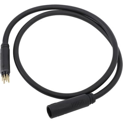 Câble d'extension de moteur de vélo électrique 9 broches, connecteur PTFE M6 femelle vers mâle étanche, moteur de moyeu black