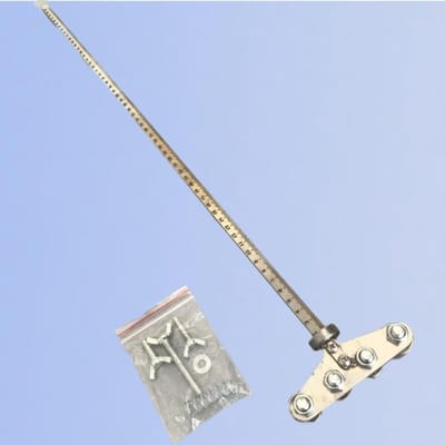 Cirkelzaag Gids - Houtbewerking Liniaal - Precisie Zagen - Lineaire Lagers Dubbele Rij - 60 cm - Zilver