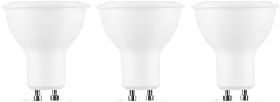 Modee GU10 LED Lamp 6W - 550lm - 6000K - Daglicht Wit - LED Spot - Vervangt 42W Halogeen Gloeilamp - 3 stuks