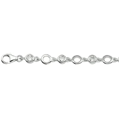 Armband Zirkonia 18 + 2 Cm