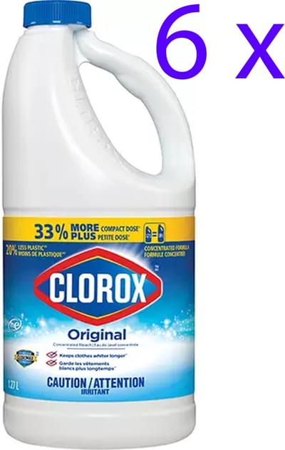 Clorox Original Javel 1.27L x 6 stuks
