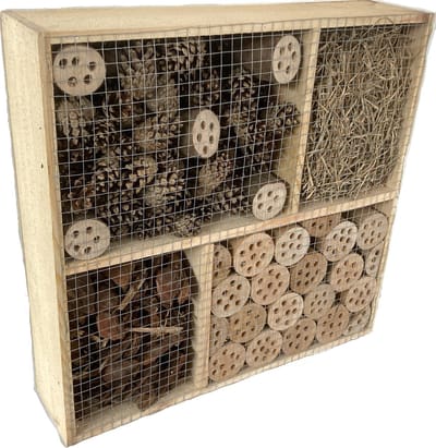 GARDEN SPIRIT Insectenhotel rechthoek 50 x 12 x 48 cm