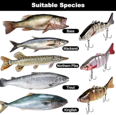Kunstaas Set - Snoek Lokaas - Vissen Aantrekken - Realistische Zwembewegingen - 3 Delen 15-30cm - Meerdere Kleuren